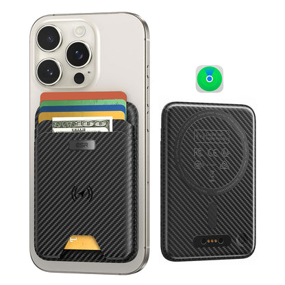 Carteira Magsafe, ESR, Classic Geo Carbon, Preto