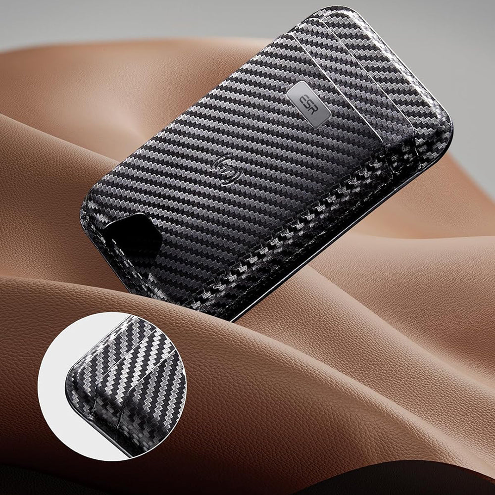 Carteira Magsafe, ESR, Classic Geo Carbon, Preto