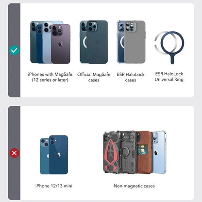Carteira MagSafe, ESR, Findy my Wallet 3C, Preto