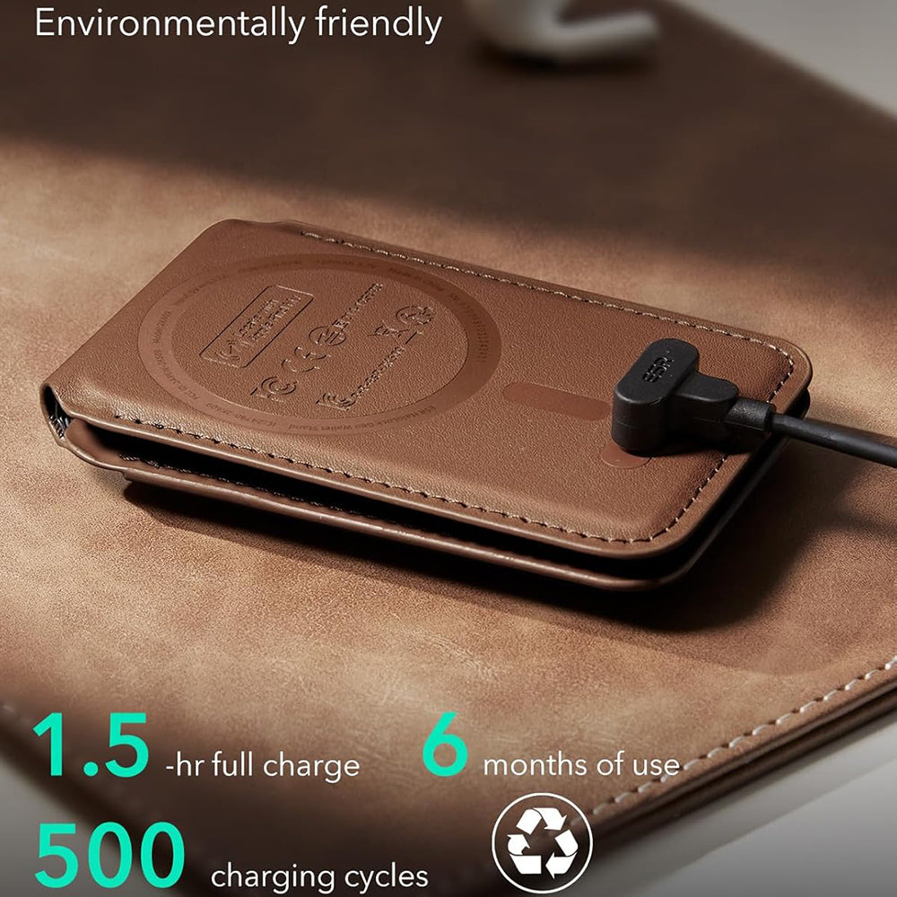 Carteira MagSafe, ESR, Findy my Wallet 5C, Castanho