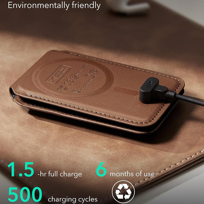 Carteira MagSafe, ESR, Findy my Wallet 5C, Castanho
