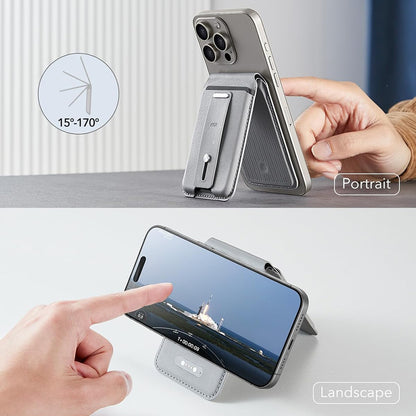 Carteira Magsafe, ESR, Find my Wallet, Cinzento