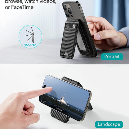 Magsafe Wallet, ESR, Stand, Brown