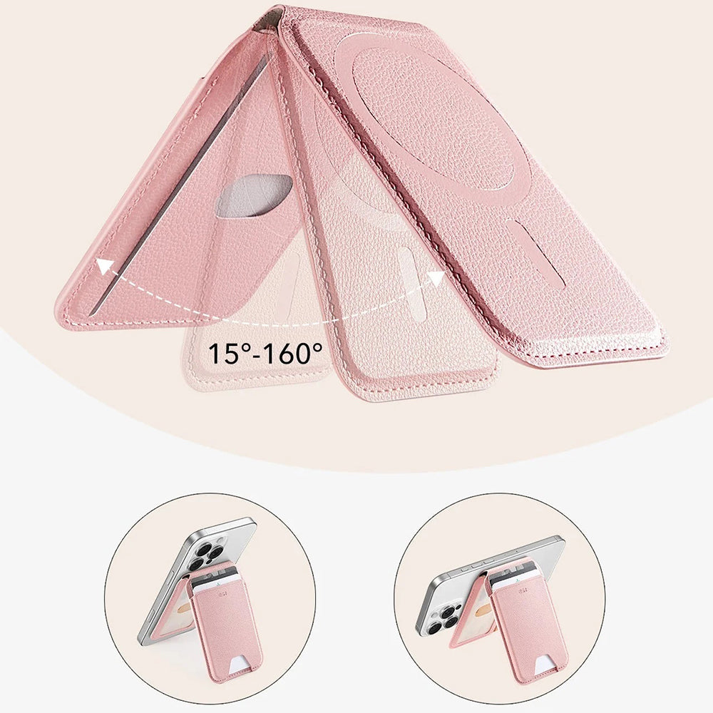 Carteira MagSafe, ESR, Suporte, Rosa