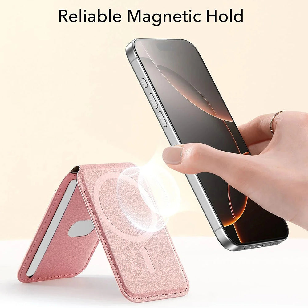 Carteira MagSafe, ESR, Suporte, Rosa