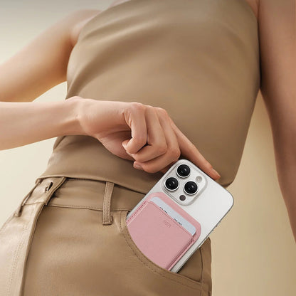 Carteira MagSafe, ESR, Suporte, Rosa