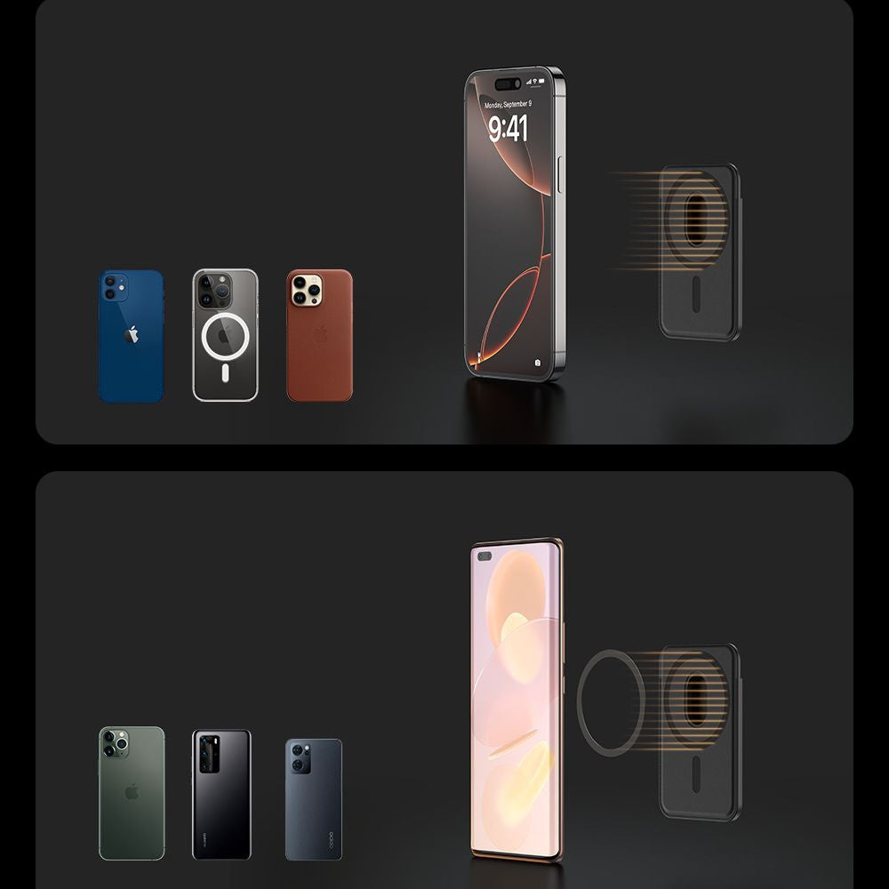 Carteira MagSafe, McDodo, WH-7920 Napa, Preto