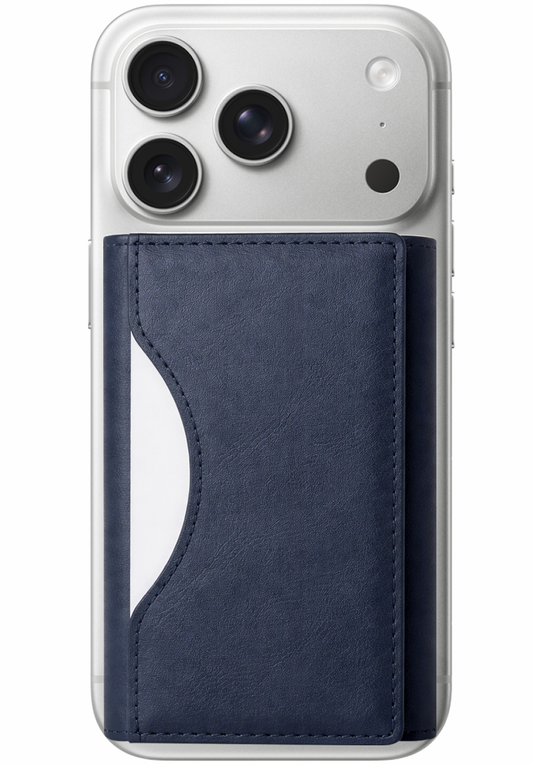 Carteira MagSafe, OEM, Triple Wallet, Azul Marinho