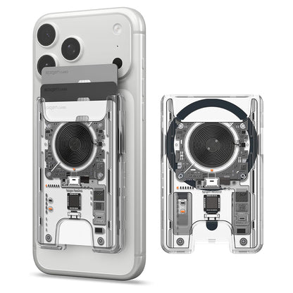Carteira MagSafe, Spigen, Ultra Hybrid Zero One, Transparente AFA11403