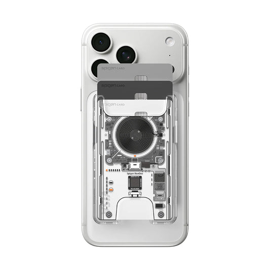 Carteira MagSafe, Spigen, Ultra Hybrid Zero One, Transparente AFA11403