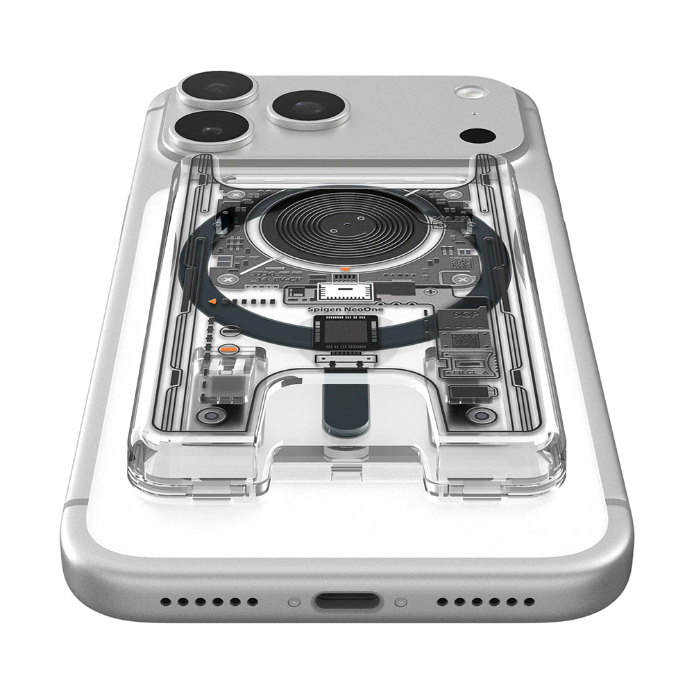 Carteira MagSafe, Spigen, Ultra Hybrid Zero One, Transparente AFA11403