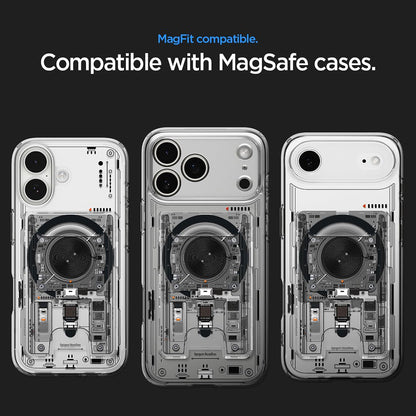 Carteira MagSafe, Spigen, Ultra Hybrid Zero One, Transparente AFA11403