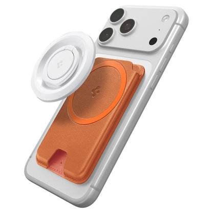 Carteira MagSafe, Spigen, Valentinus MagFit+, Laranja AFA11340