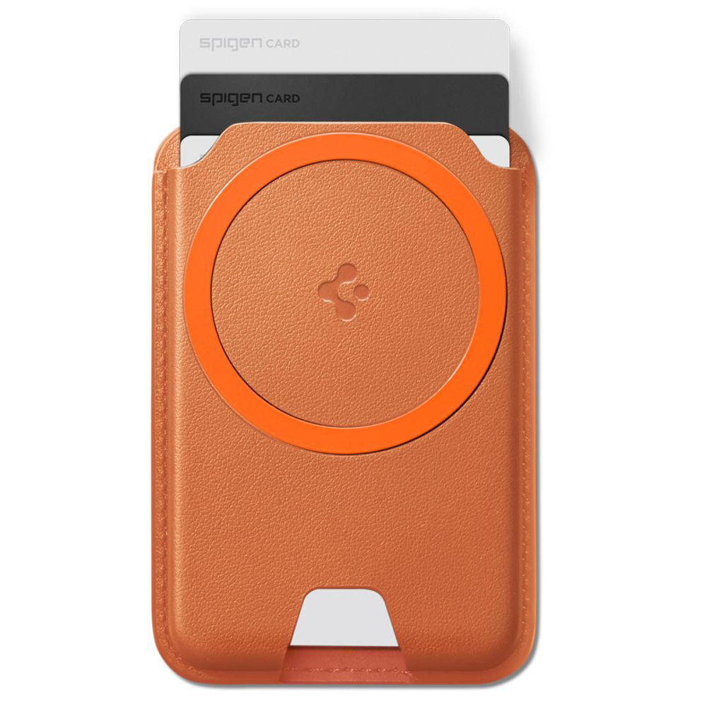 Carteira MagSafe, Spigen, Valentinus MagFit+, Laranja AFA11340