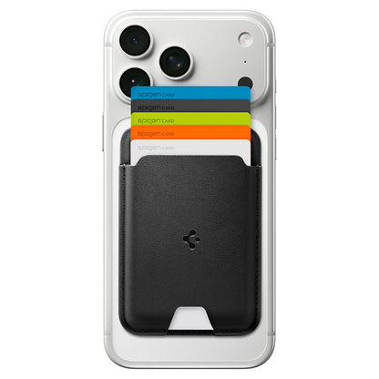 Carteira MagSafe, Spigen, Valentinus MagFit, Preto AFA11337
