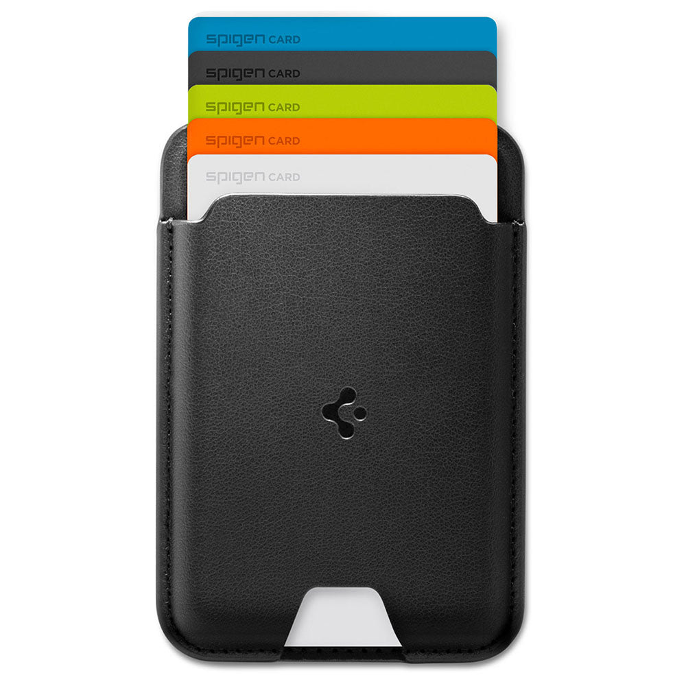 Carteira MagSafe, Spigen, Valentinus MagFit, Preto AFA11337