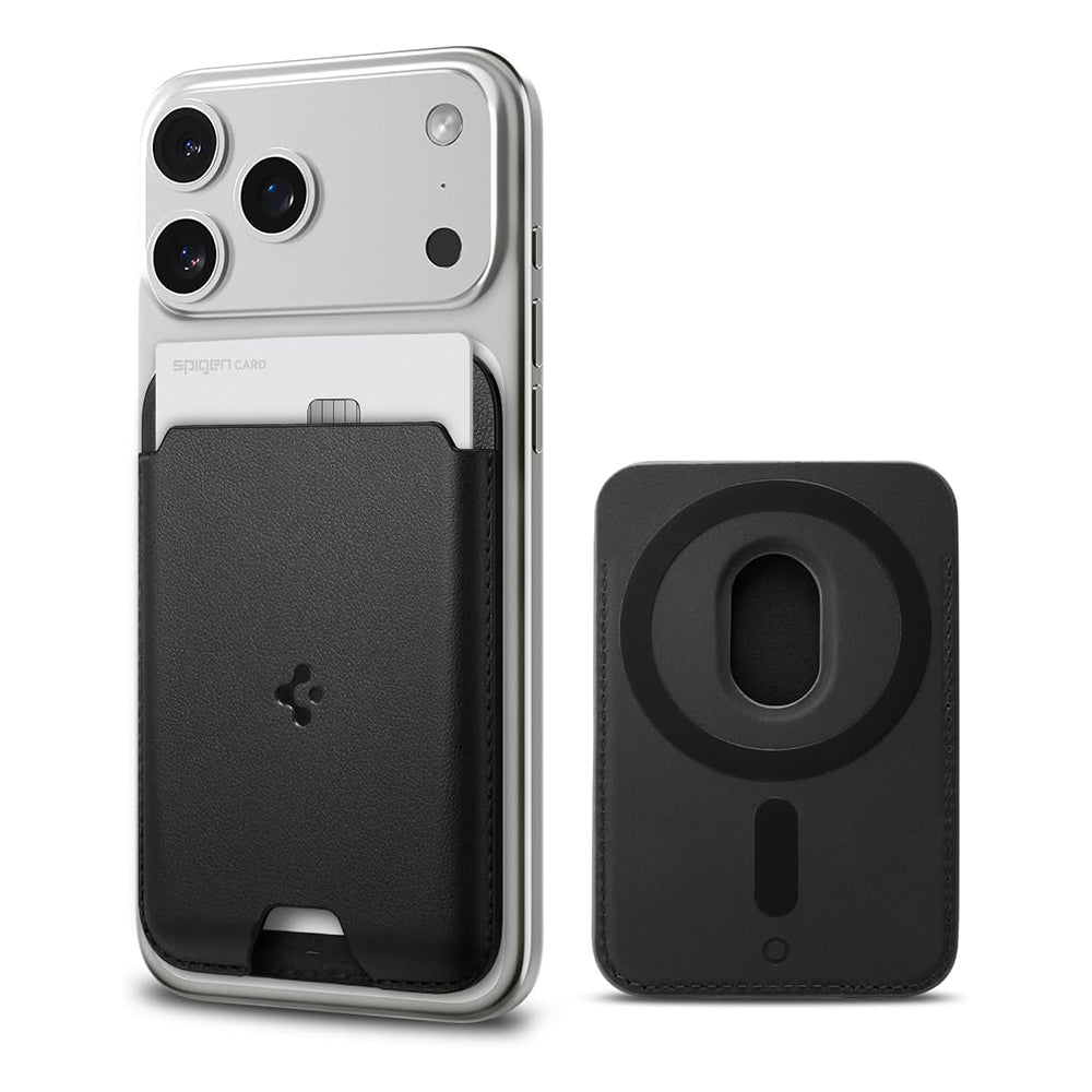 Carteira MagSafe, Spigen, Valentinus MagFit 2 Cartões, Preto AMP02284