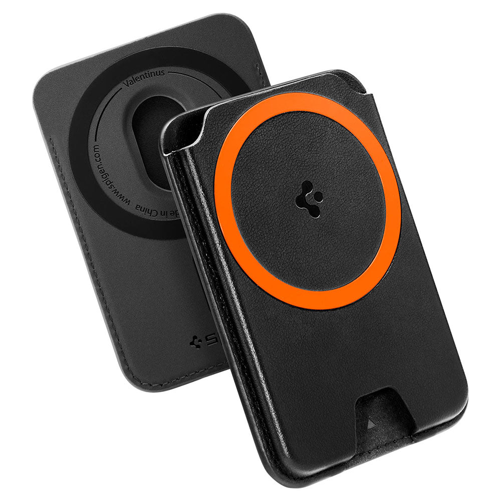 Carteira MagSafe, Spigen, Valentinus MagFit+, Preto AFA11336