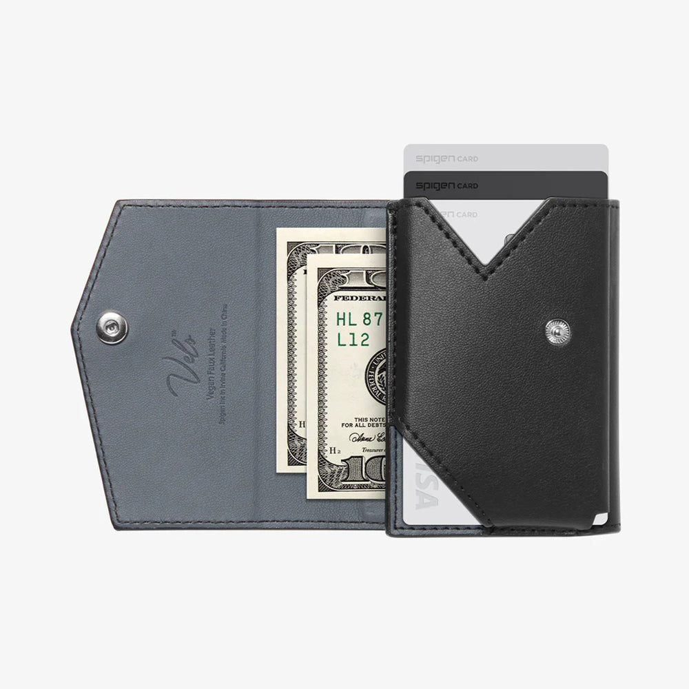 Magsafe Wallet, Spigen, Valentinus Pro, Black