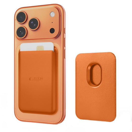 Carteira MagSafe, Tech-Protect, Magwallet, Laranja