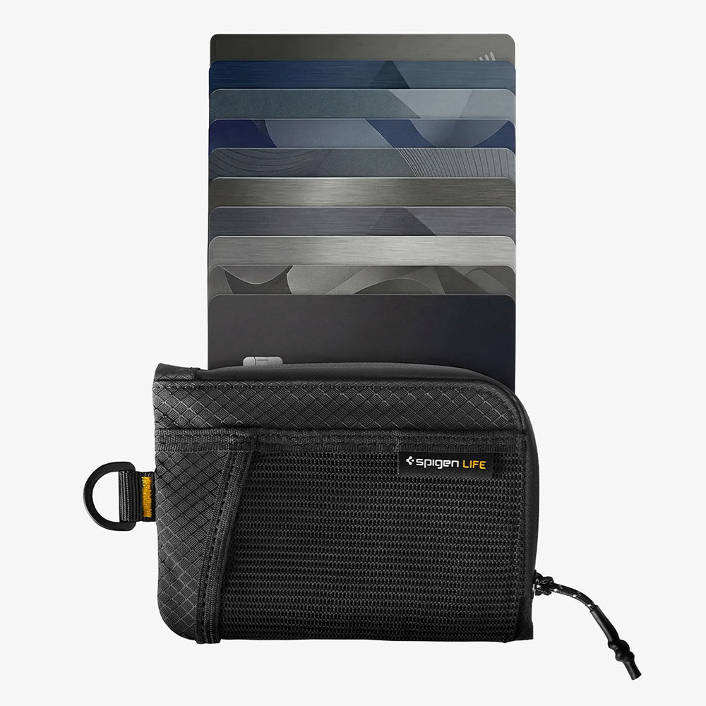 Carteira Spigen LF300 com Proteção RFID, Preto AFA11229