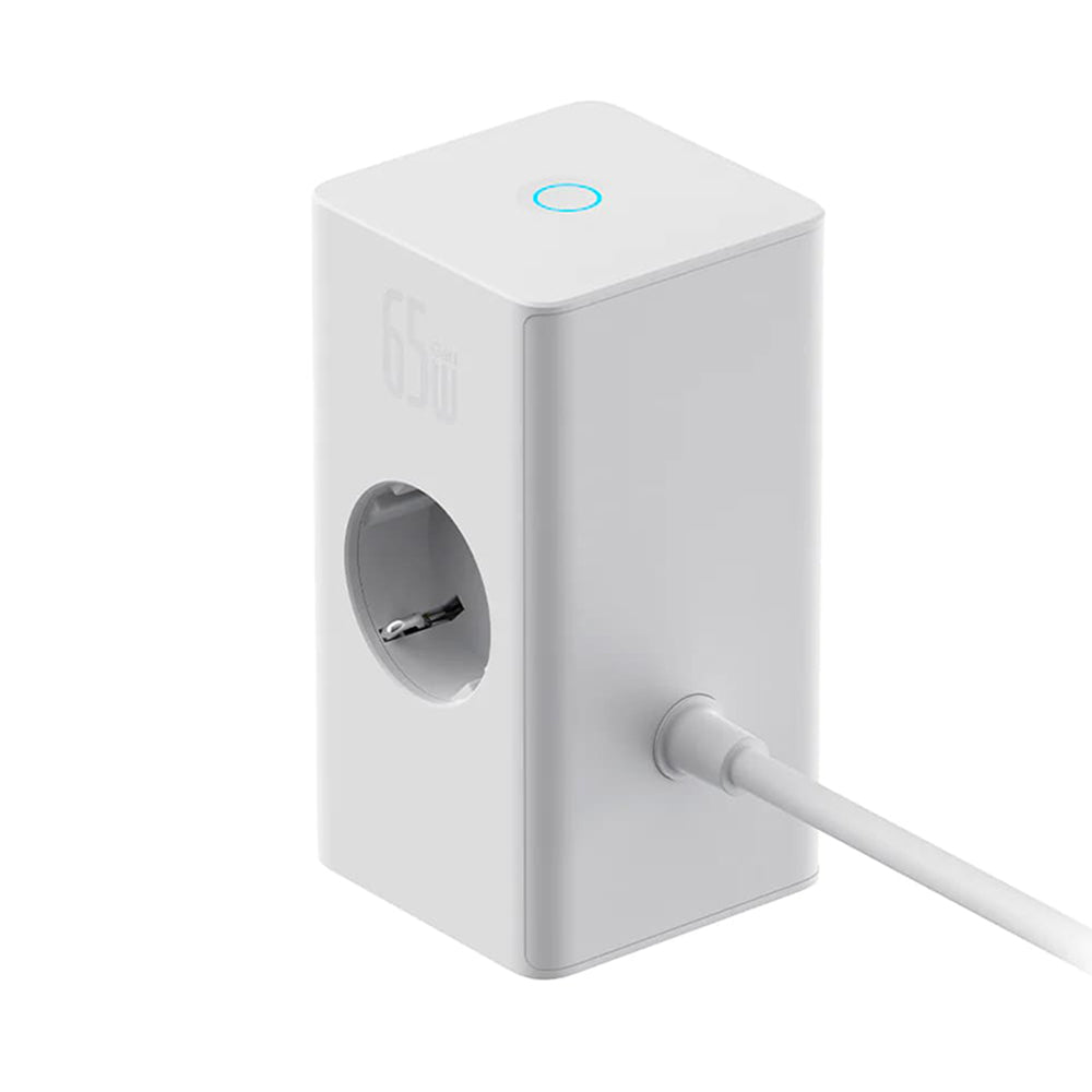 Extensão Baseus PowerCombo, 1 x Schuko, Branco PSLR000602