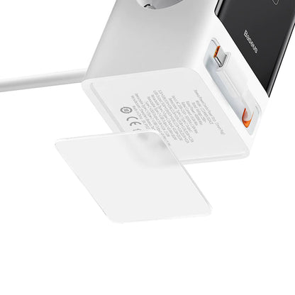 Extensão Baseus PowerCombo, 1 x Schuko, Branco PSLR000602