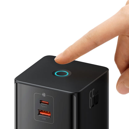 Extensão Baseus PowerCombo US, 3 x Tomadas, Preto PSLR000101