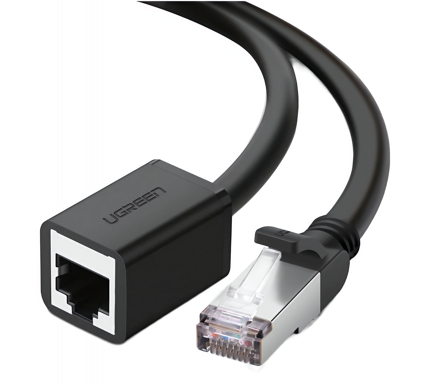 Extensor de Cabo de Rede UGREEN NW112, RJ45 - RJ45, 2m, Preto
