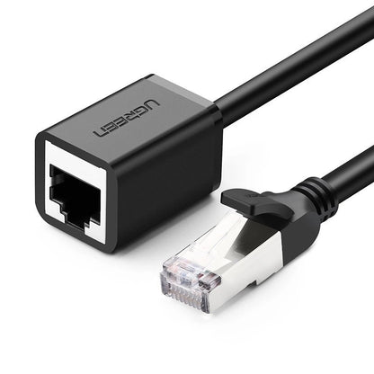 Extensor de Cabo de Rede UGREEN NW112, RJ45 - RJ45, 0,5m, Preto