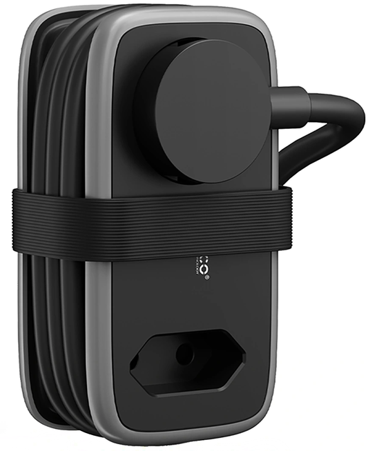 Extensão Orico APP, 2 x Schuko - 2 x USB-A - 1 x USB-C, Preto Cinzento