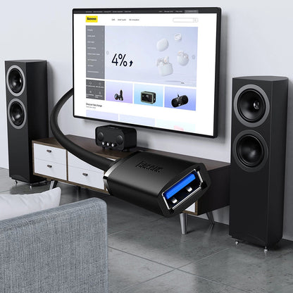 Extensor USB 3.0 Baseus AirJoy, 3m, Preto B00631103111-04