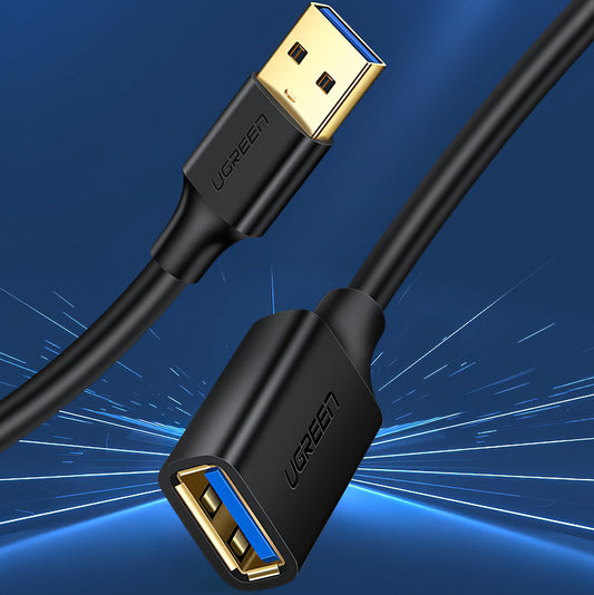 Extensor USB 3.0 UGREEN US129, 1m, Preto