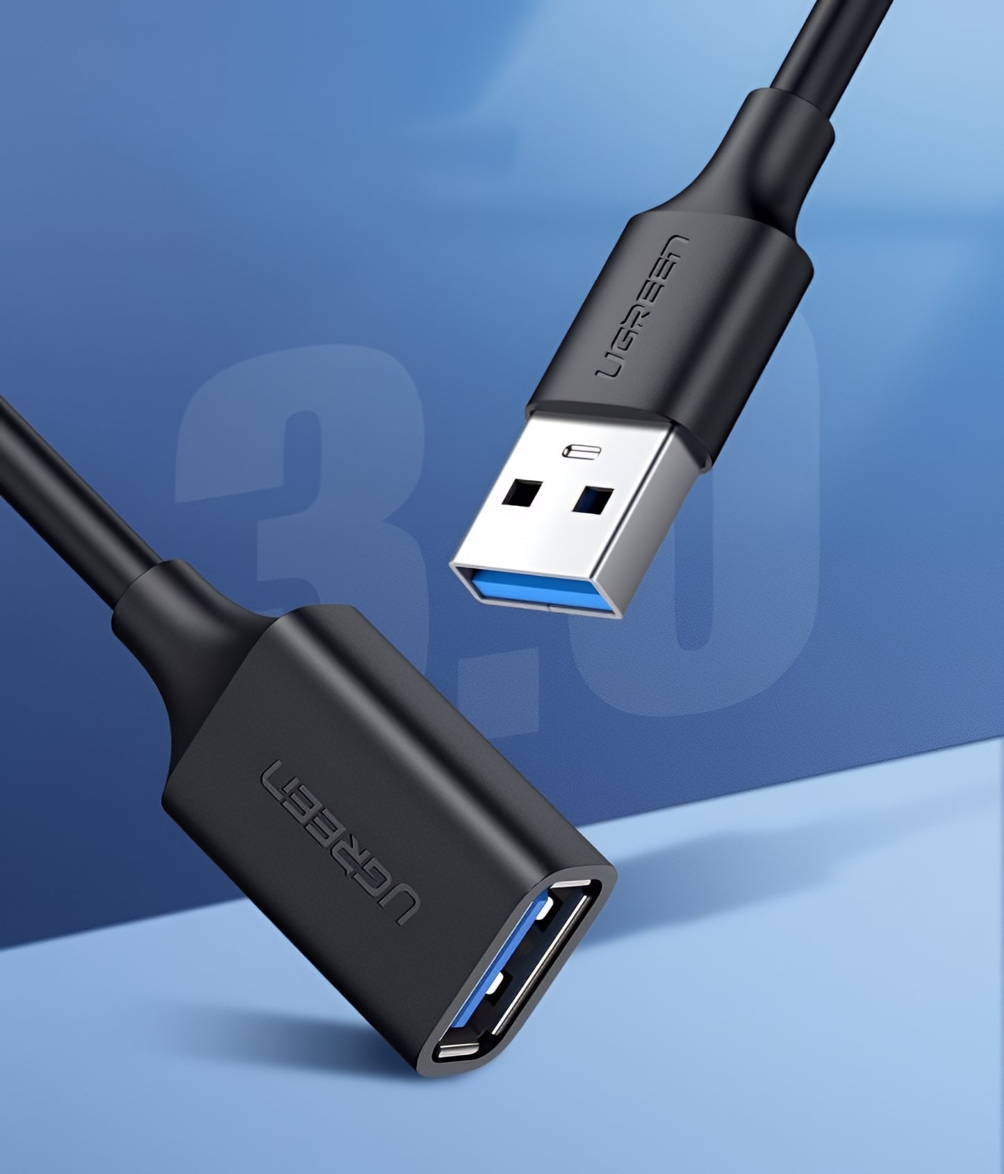 Extensor USB 3.0 UGREEN US129, 2m, Preto