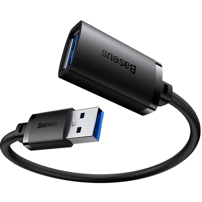 Cabo de extensão USB Baseus AirJoy, USB-A 3.0, 2 m, preto