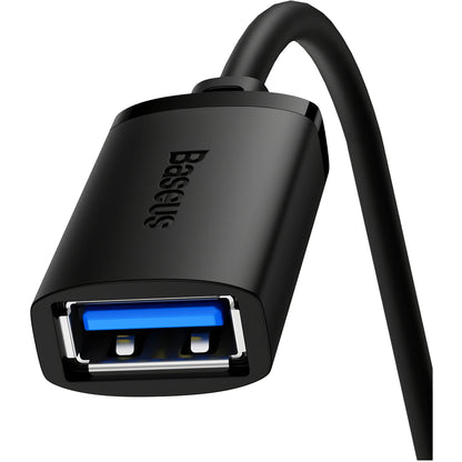 Cabo de extensão USB Baseus AirJoy, USB-A 3.0, 2 m, preto