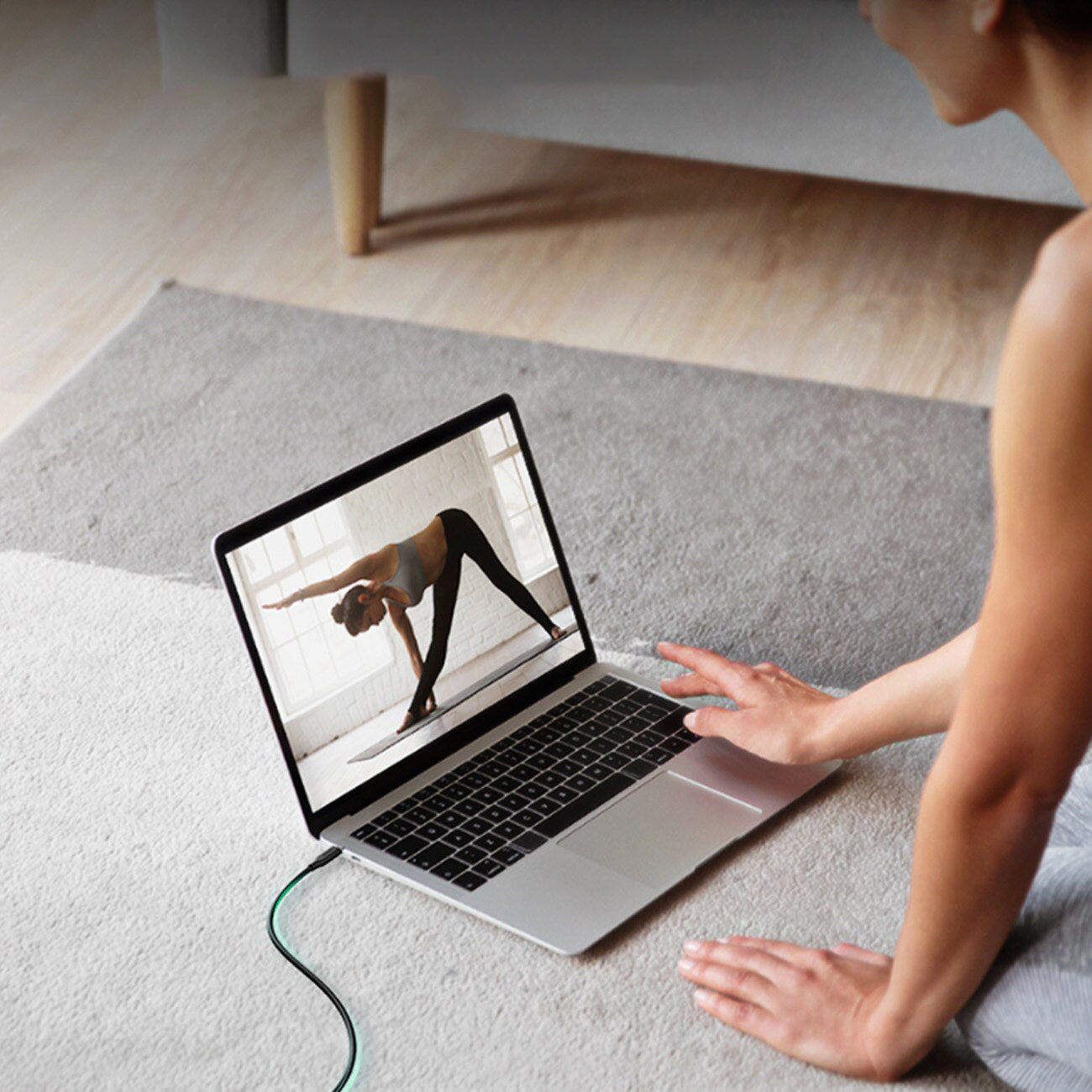 Extensão USB-C UGREEN US353, 1m, Preto