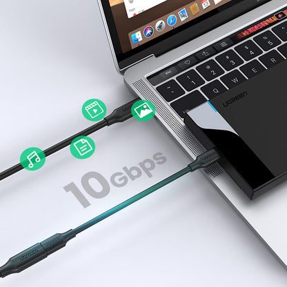 Extensão USB-C UGREEN US353, 1m, Preto
