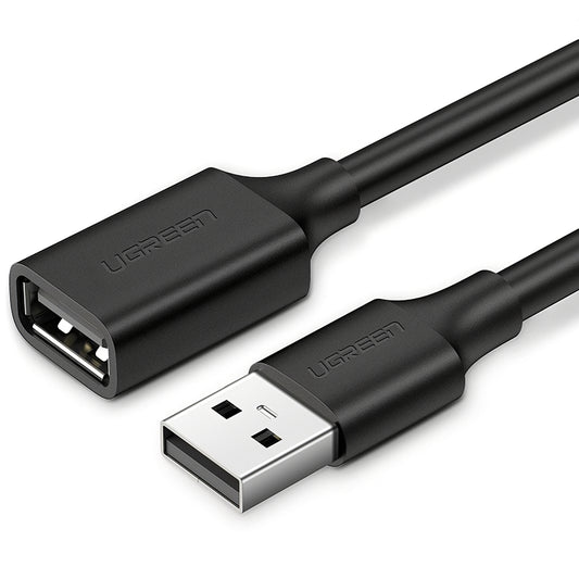 Extensão USB UGREEN US103, 1m, Preto
