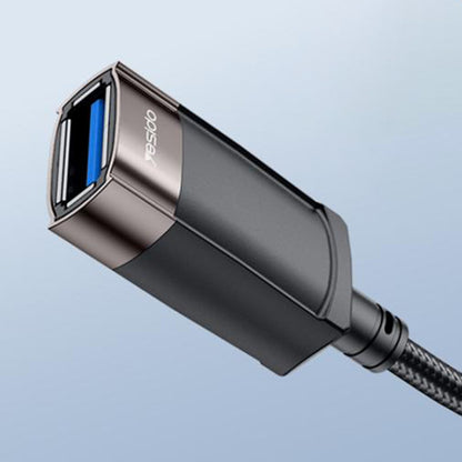 Extensão USB Yesido GS26, 1.5m, Cinza