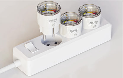 Tomada Gosund Smart EP2, Wi-Fi, Conjunto de 4 unidades