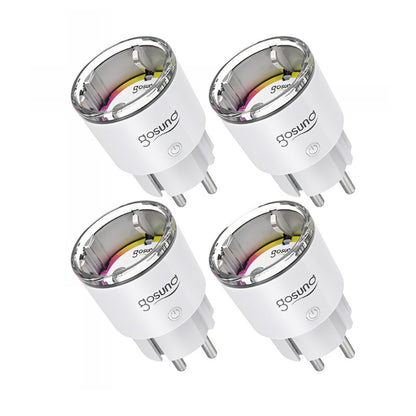 Tomada Gosund Smart EP2, Wi-Fi, Conjunto de 4 unidades