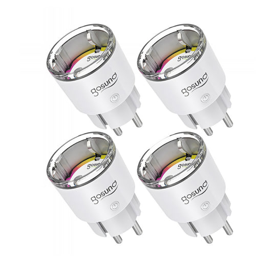 Tomada Gosund Smart EP2, Wi-Fi, Conjunto de 4 unidades
