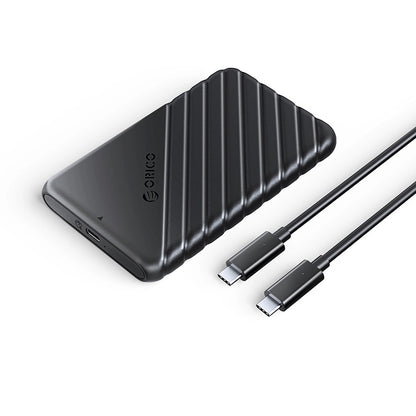 Rack Orico 25PW1C-C3 para HDD / SSD SATA 2.5 polegadas, USB-C, Preto
