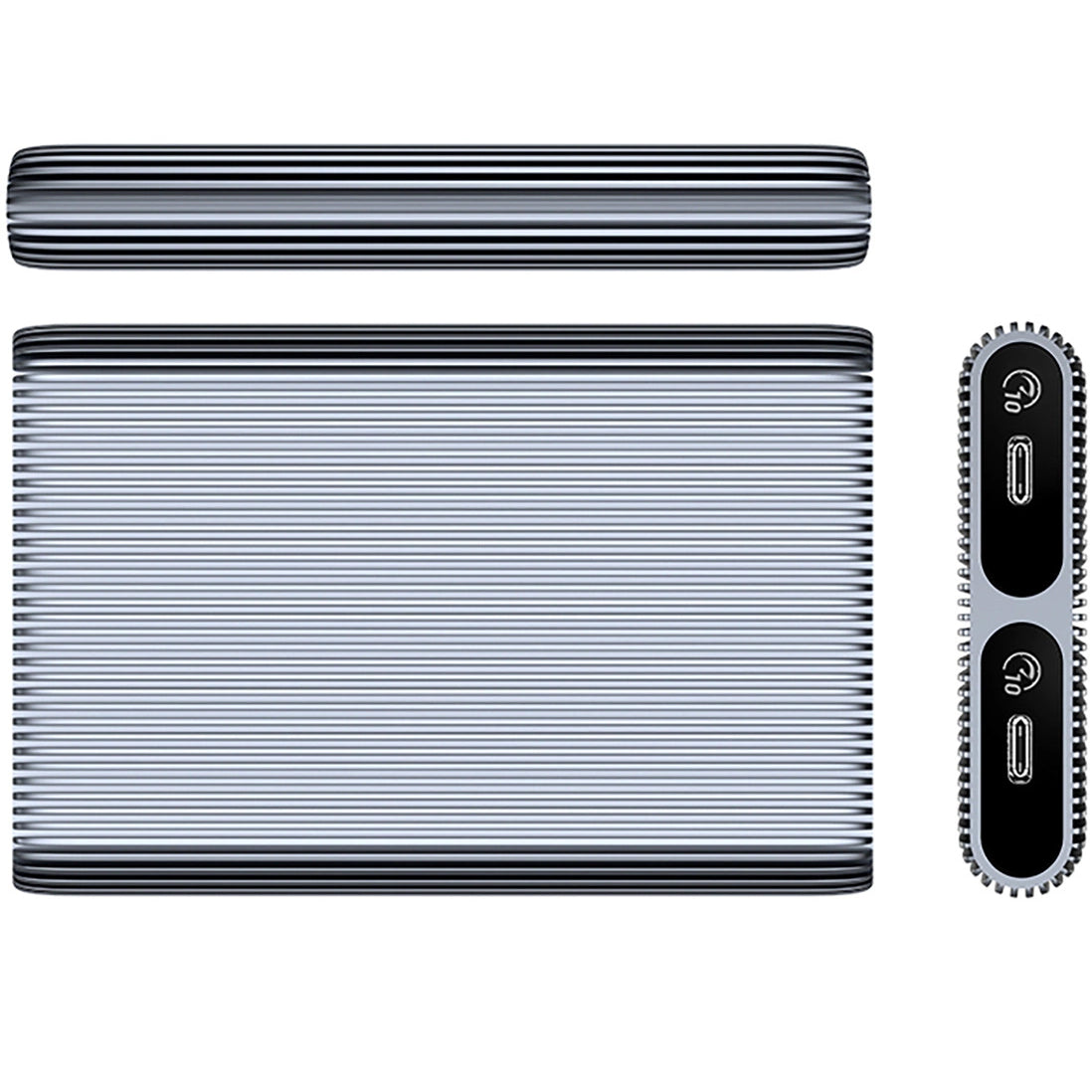 Rack Orico AM2C3-2N Dual Disk para SSD M.2 NVMe, Cinzento