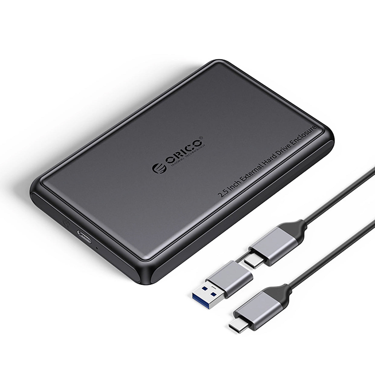 Rack Orico DDL25-C3 para HDD / SSD SATA 2.5 polegadas, USB-C, Preto