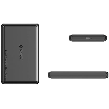 Rack Orico DDL25-C3 para HDD / SSD SATA 2.5 polegadas, USB-C, Preto