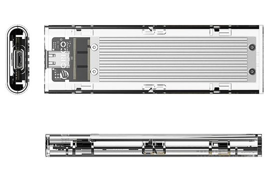 Rack Orico TCM2-C3 para SSD M.2 NVMe, Cinzento
