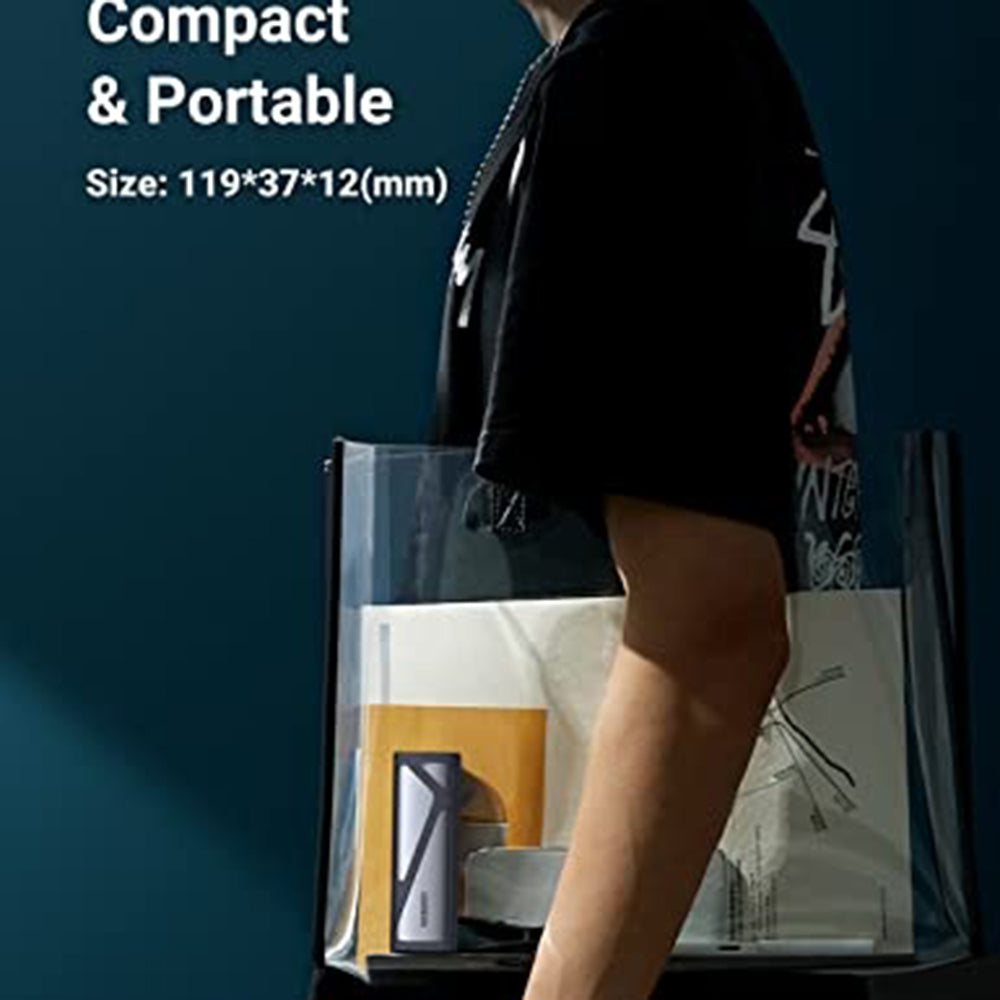 Rack UGREEN CM400 (10902) para SSD M.2 NVMe, Cinzento