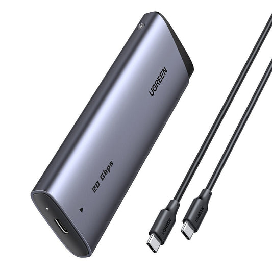 Rack UGREEN CM767 (55150) para SSD M.2 NVMe, Cinzento